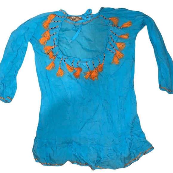 CACHE Tassel and Beaded Cover-Up - Picture 2 of 10